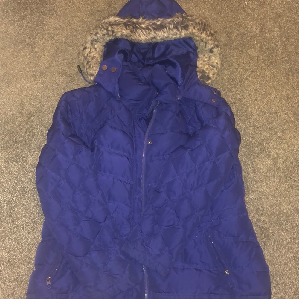 Blue winter Coat